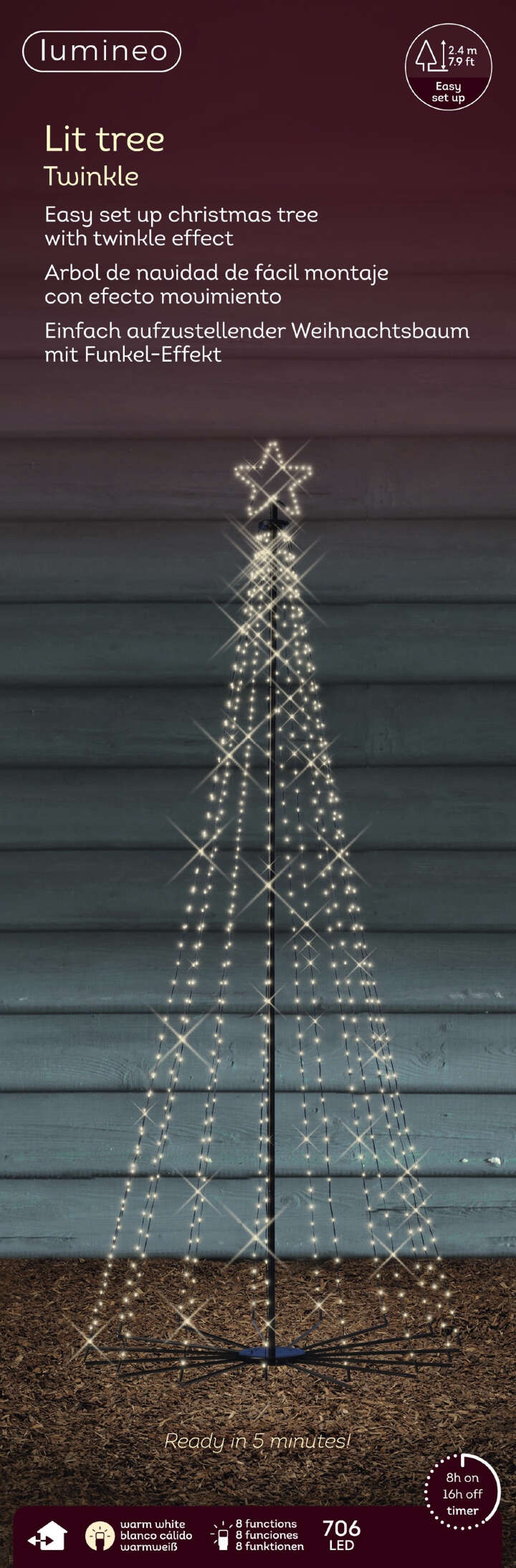 LUMINEO LED Baum Outdoor